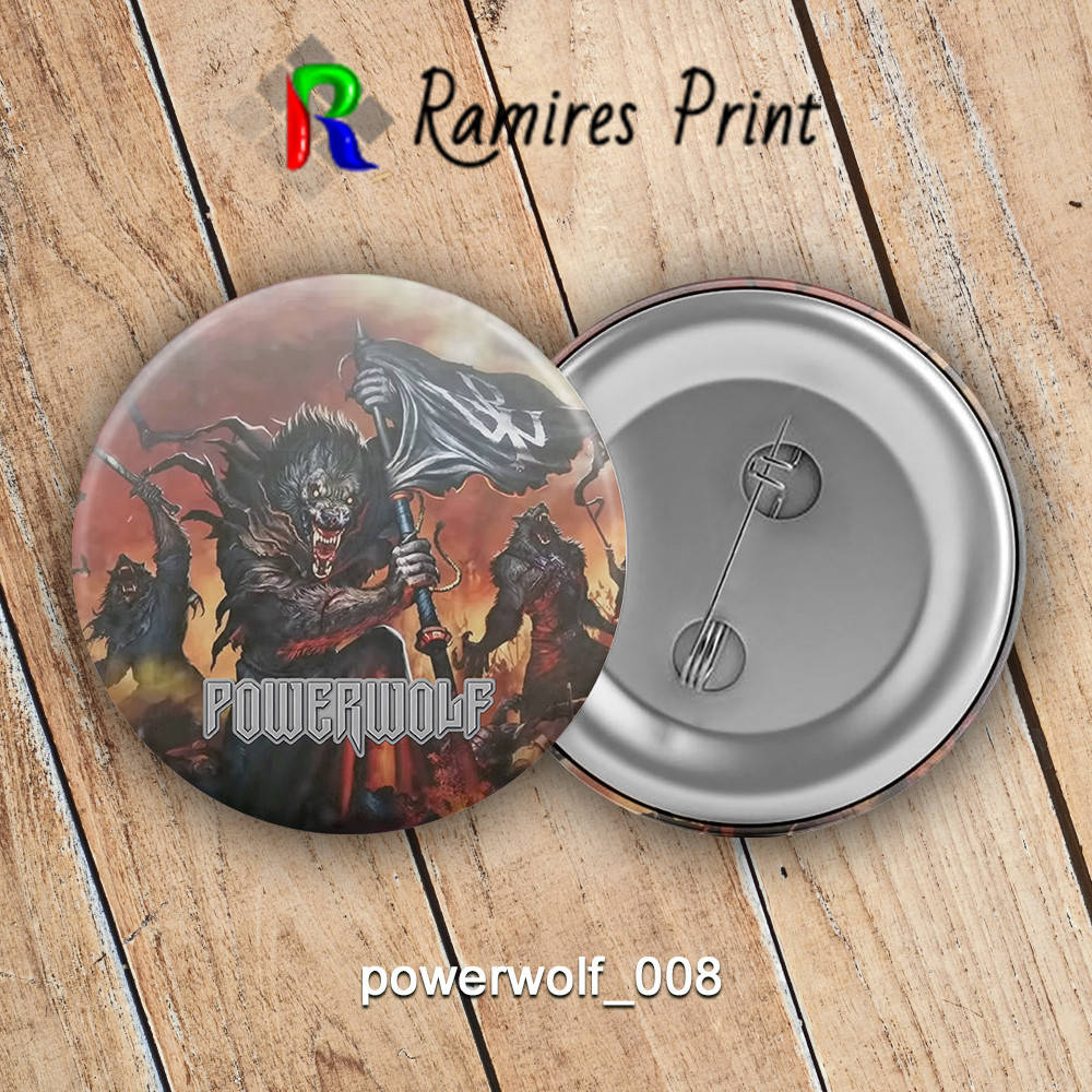 

Значок рок Powerwolf 008