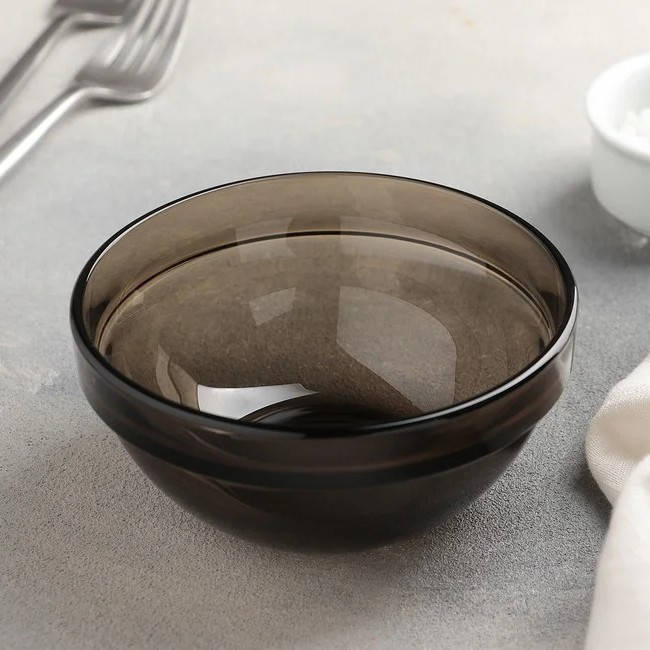 

Салатник коричневый с бортиком Luminarc "Удобное хранение" 120 мм (Н9991)