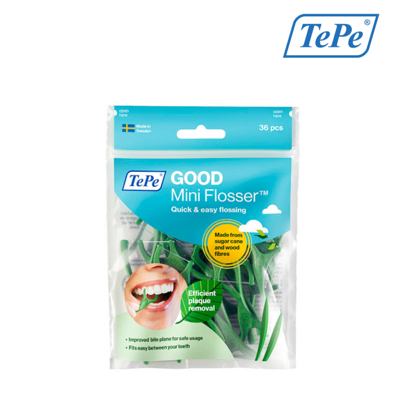 

Флосс-зубочистки mini flosser TePe Good, 36 шт
