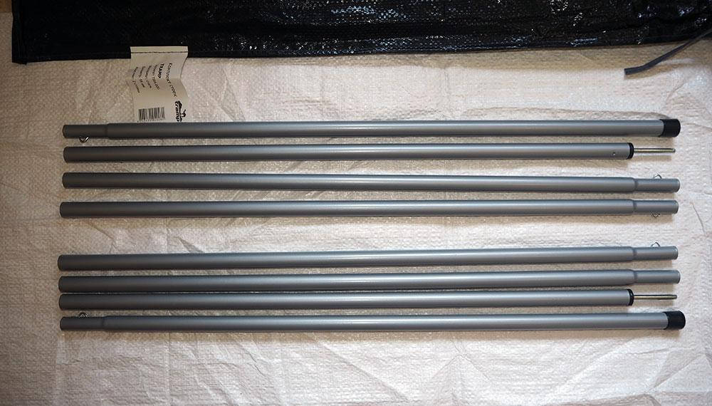 

Стойки для тента Tramp усиленные стальные комплект 2шт по 230см, Черный