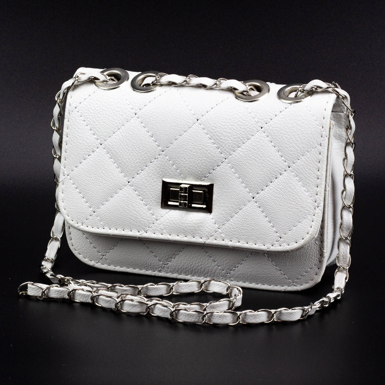 

Женская сумка через плечо, клатч, мессенджер CORZE SS03712-WT Белая, Белый