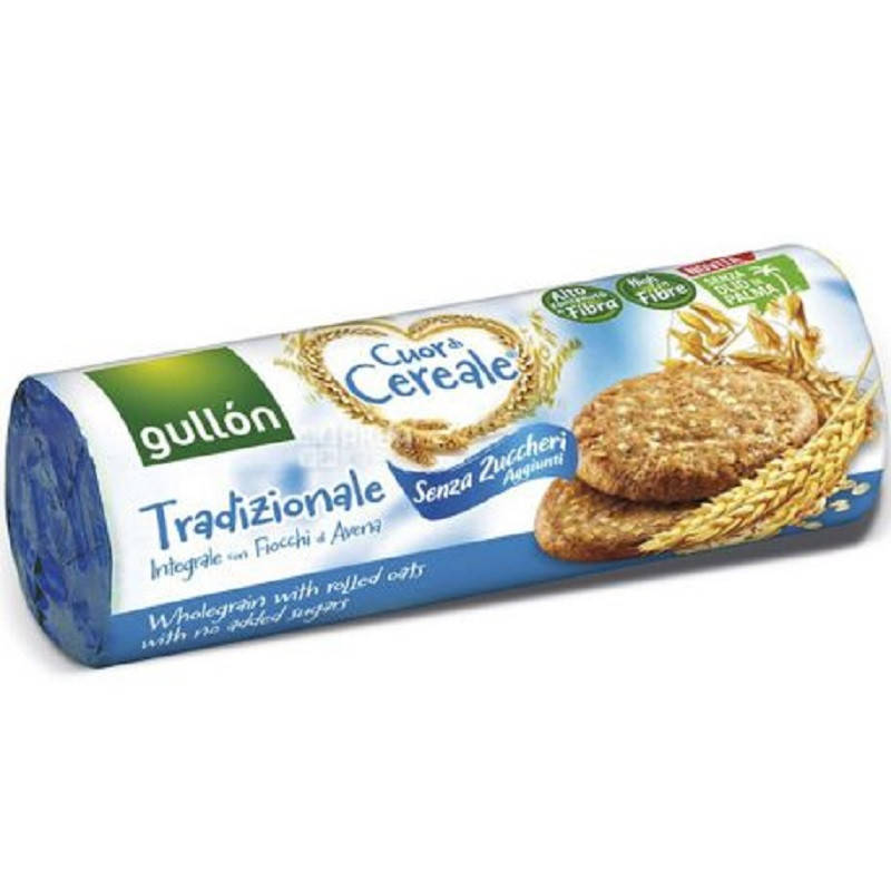 

Печенье без сахара "Gullon Cuor di Cereale" Испания 0.28 kg