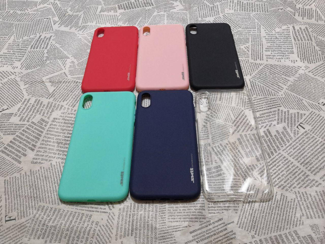 

TPU чехол Smitt накладка бампер для Apple Iphone Xs Max, Разные цвета