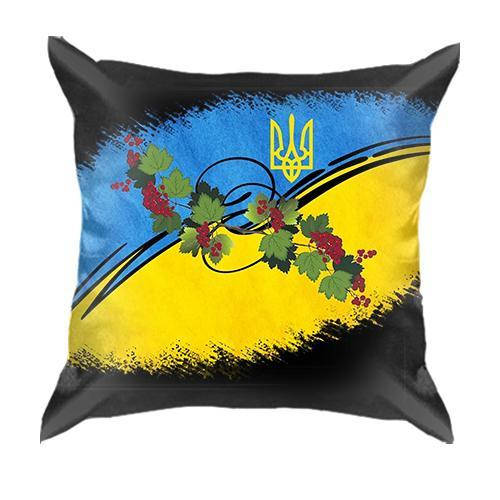 

3D подушка с Украинской символикой