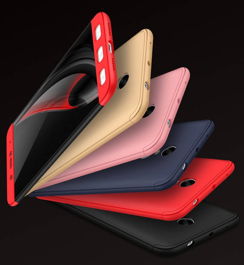 

Пластиковый чехол накладка LikGus 360 для Xiaomi (Ксиоми) Redmi Note 4X, Разные цвета