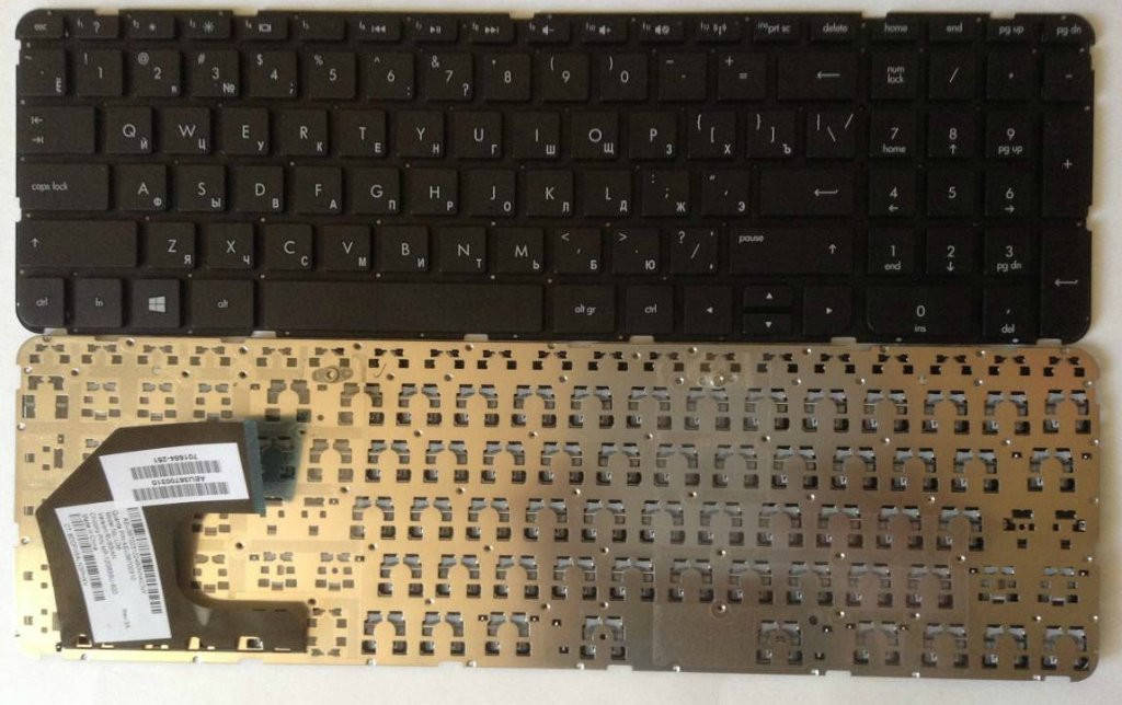 

Клавиатура HP 15-b119sr 15-b120er 15-b121er 15-b121sr 15-B120, Черный