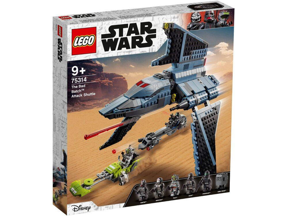 

Блочный конструктор LEGO Star Wars Бойовий шатл (75314)