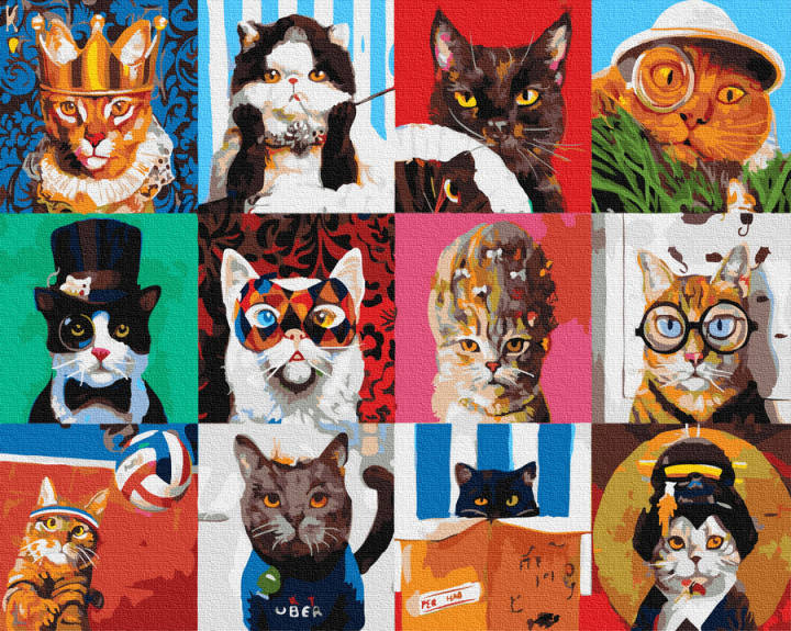 

Раскраска по цифрам Кото-коллаж (BK-GX37980) 40 х 50 см BrushMe [Без коробки]