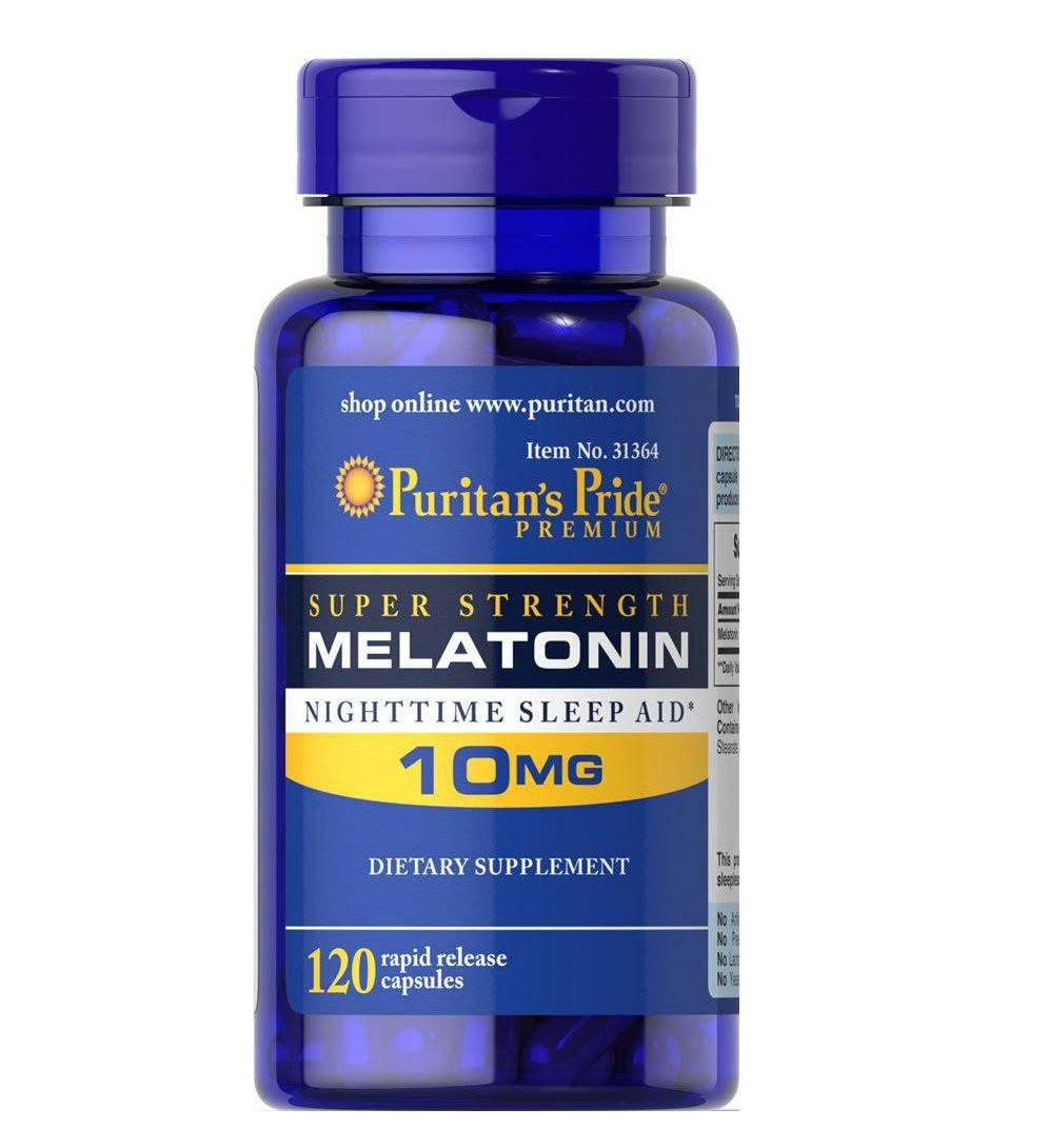

Мелатонин Puritan's Pride Melatonin 10 mg 120 капс.
