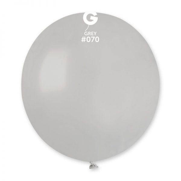 

Латексный шар пастель серый 19 "/ 70 / 48см Grey