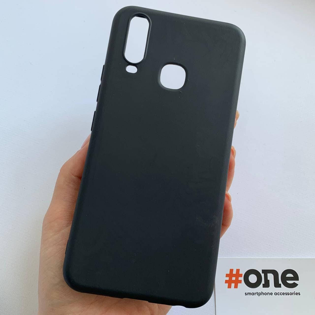 

Чехол для Vivo Y11 однотонный матовый плотный накладка чехол на виво у11 черный TPB
