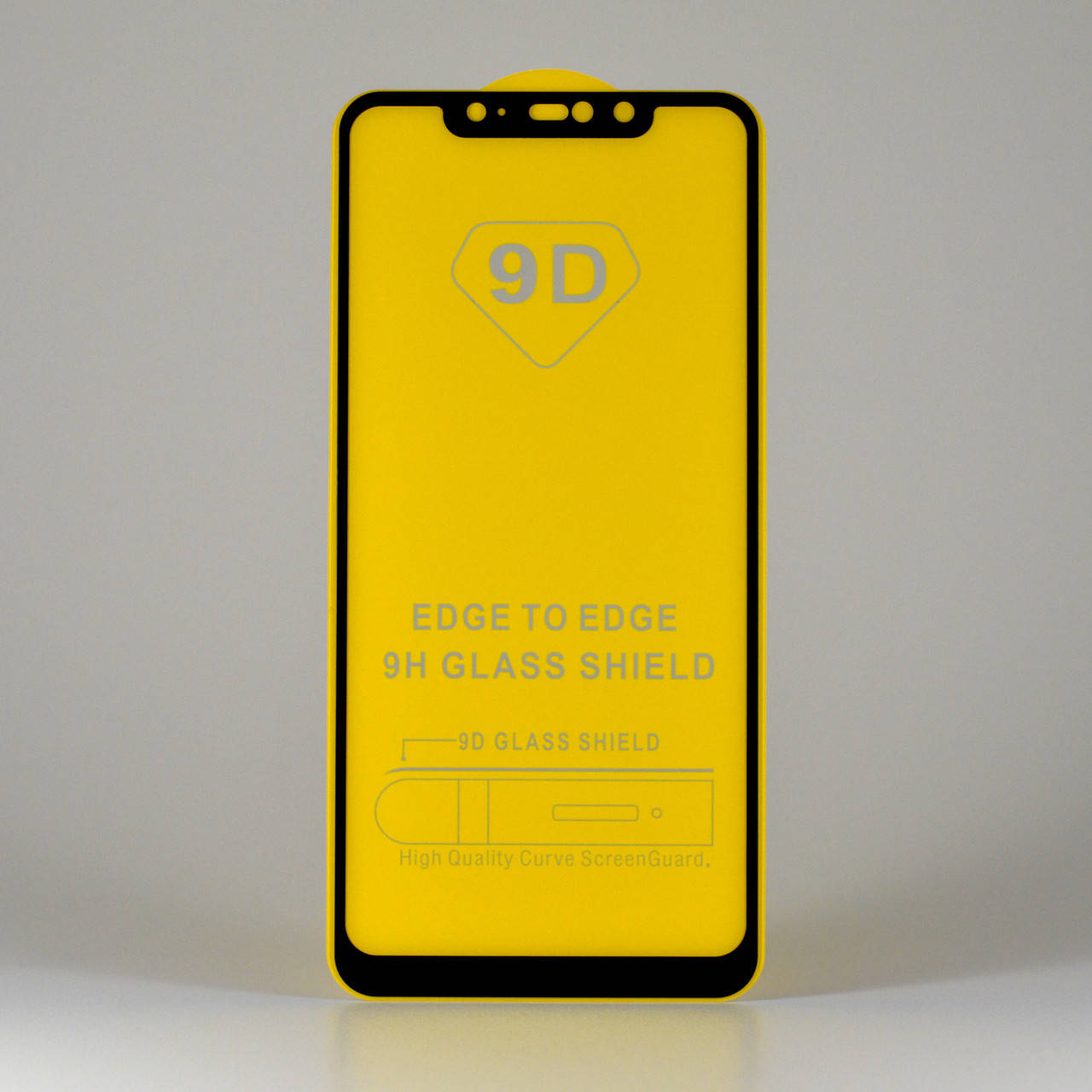 

Защитное стекло на Xiaomi Redmi Note 6 Pro клей по всей поверхности, Черный