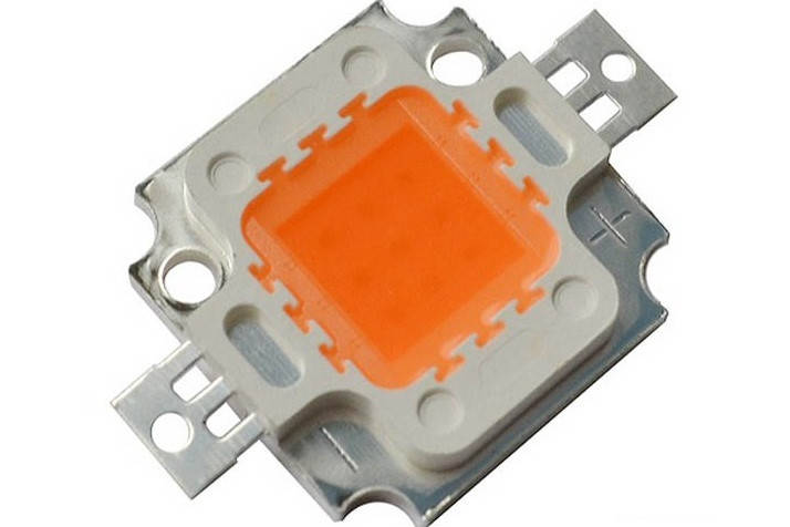 

Светодиод SMD мощный 20W полный спектр фито 380-840 nm без радиатора