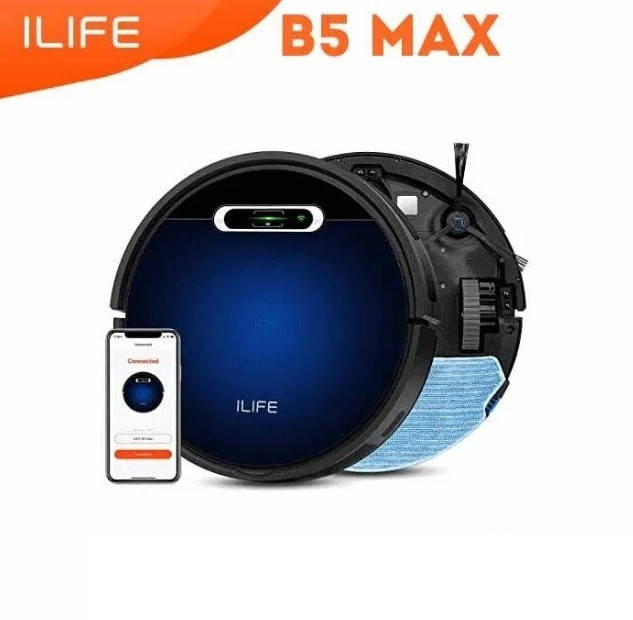 

Робот-пылесос iLife B5 Max Wi-Fi 2000 Pa 600 Мл 2 в 1
