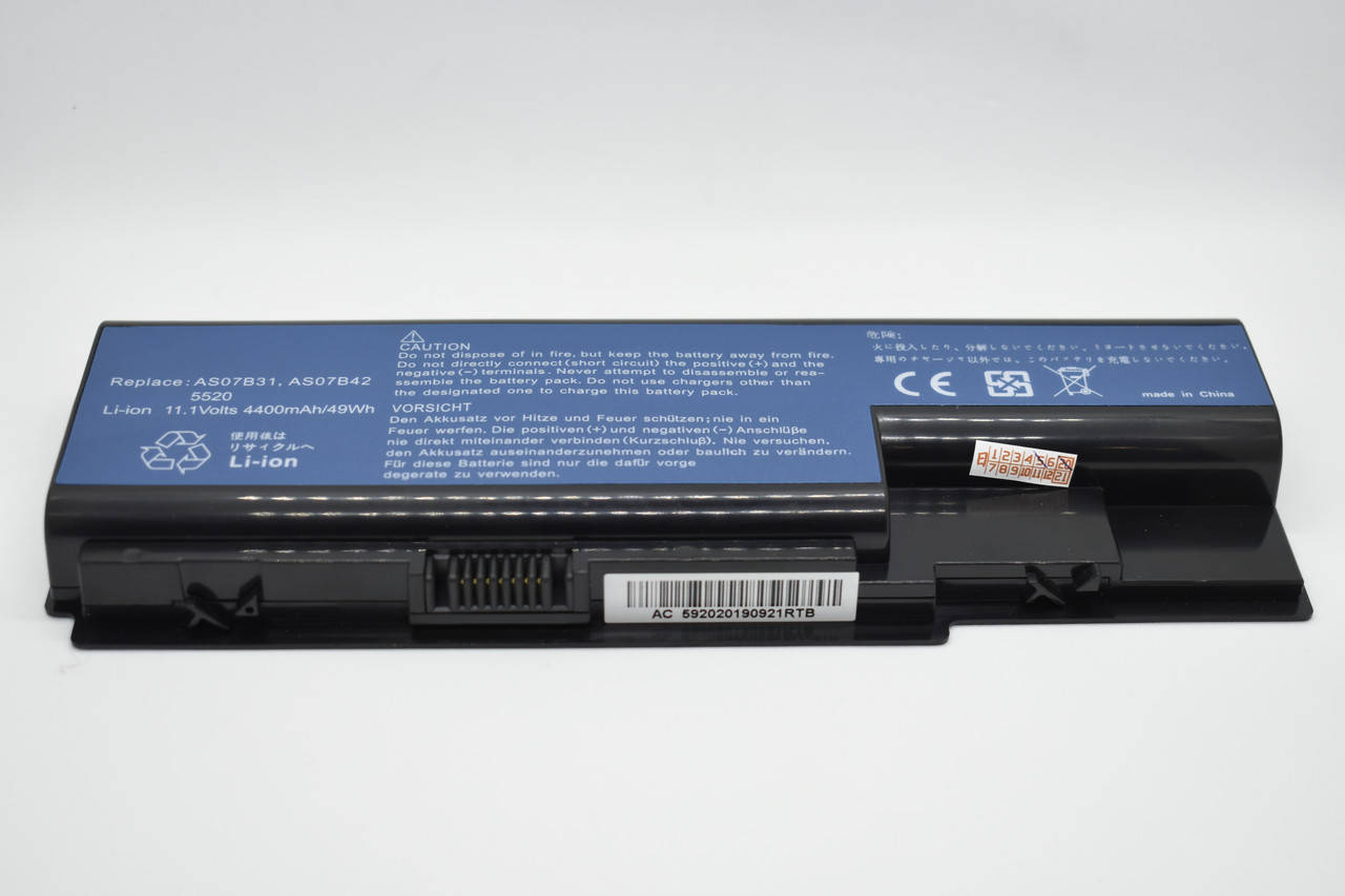 

Аккумулятор Acer 5920(5520) AS07B31 AS07B42 11.1V 4400mAh