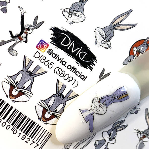 

Divia Наклейки Слайдер Di865 №SB091, Белый