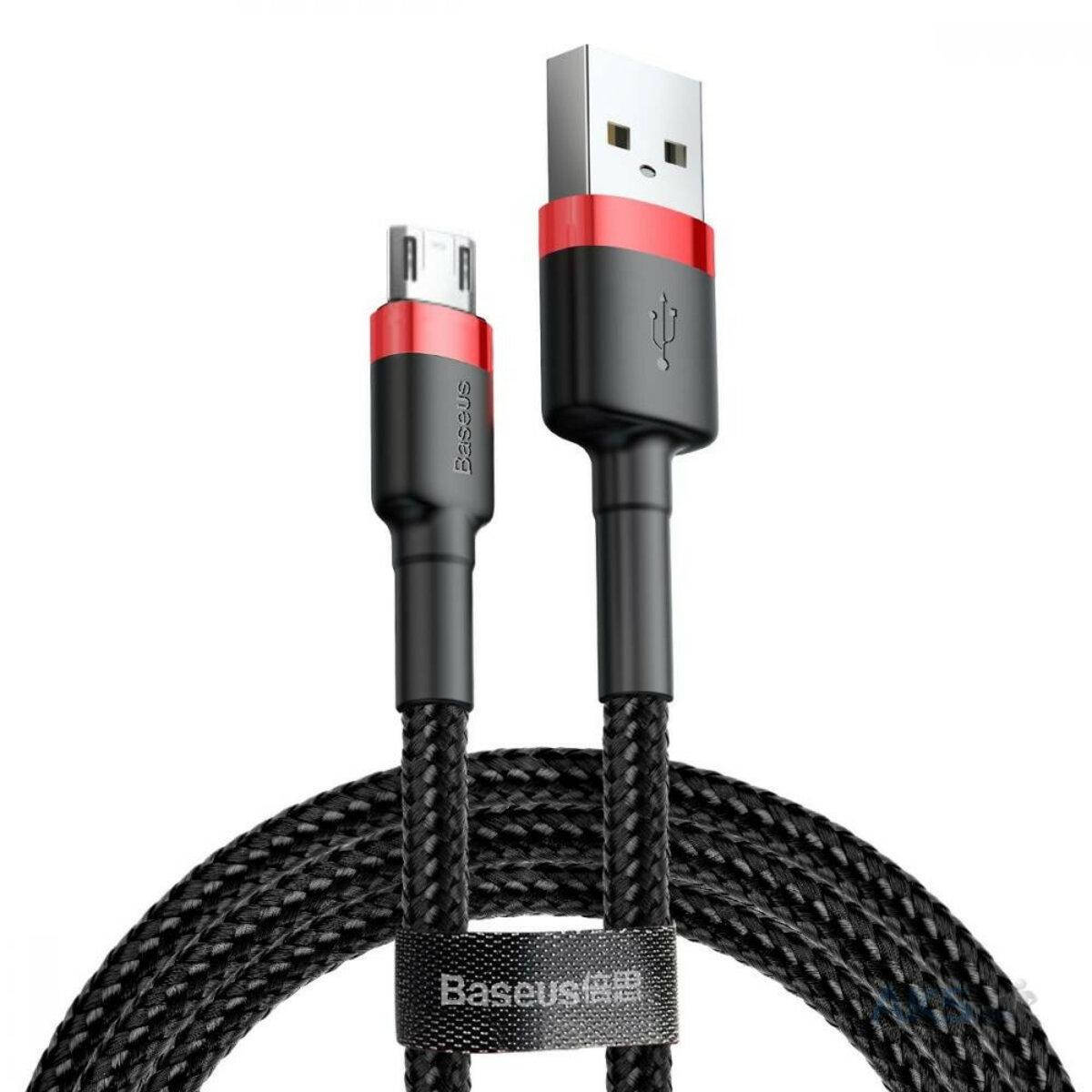 

Кабель Baseus Cafule Cable USB For Micro 1.5A 2m Red+Black