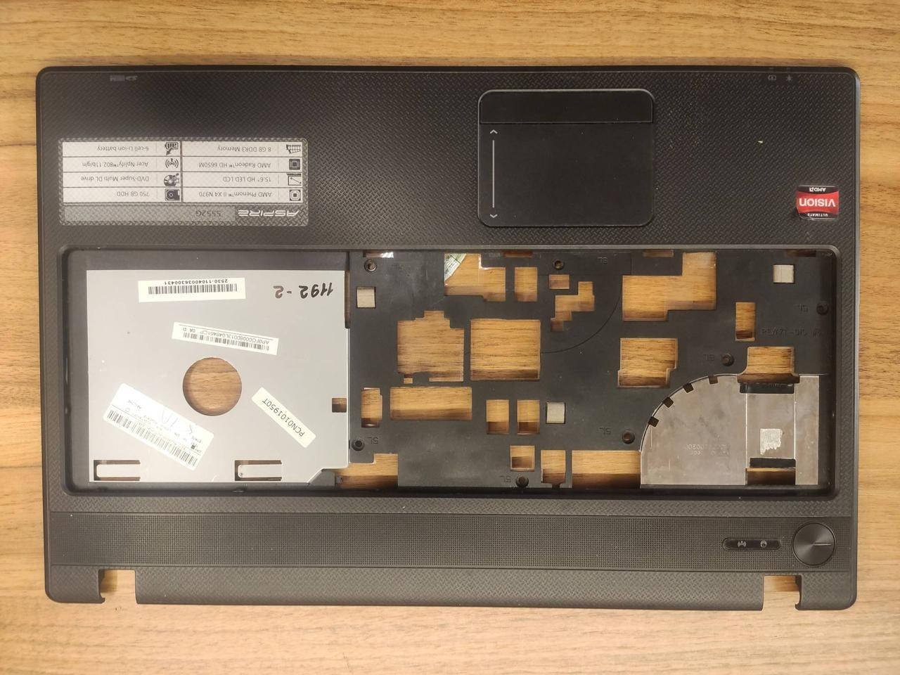 

Верхняя панель с тачпадом palmrest Acer Aspire 5552G (1192-2)