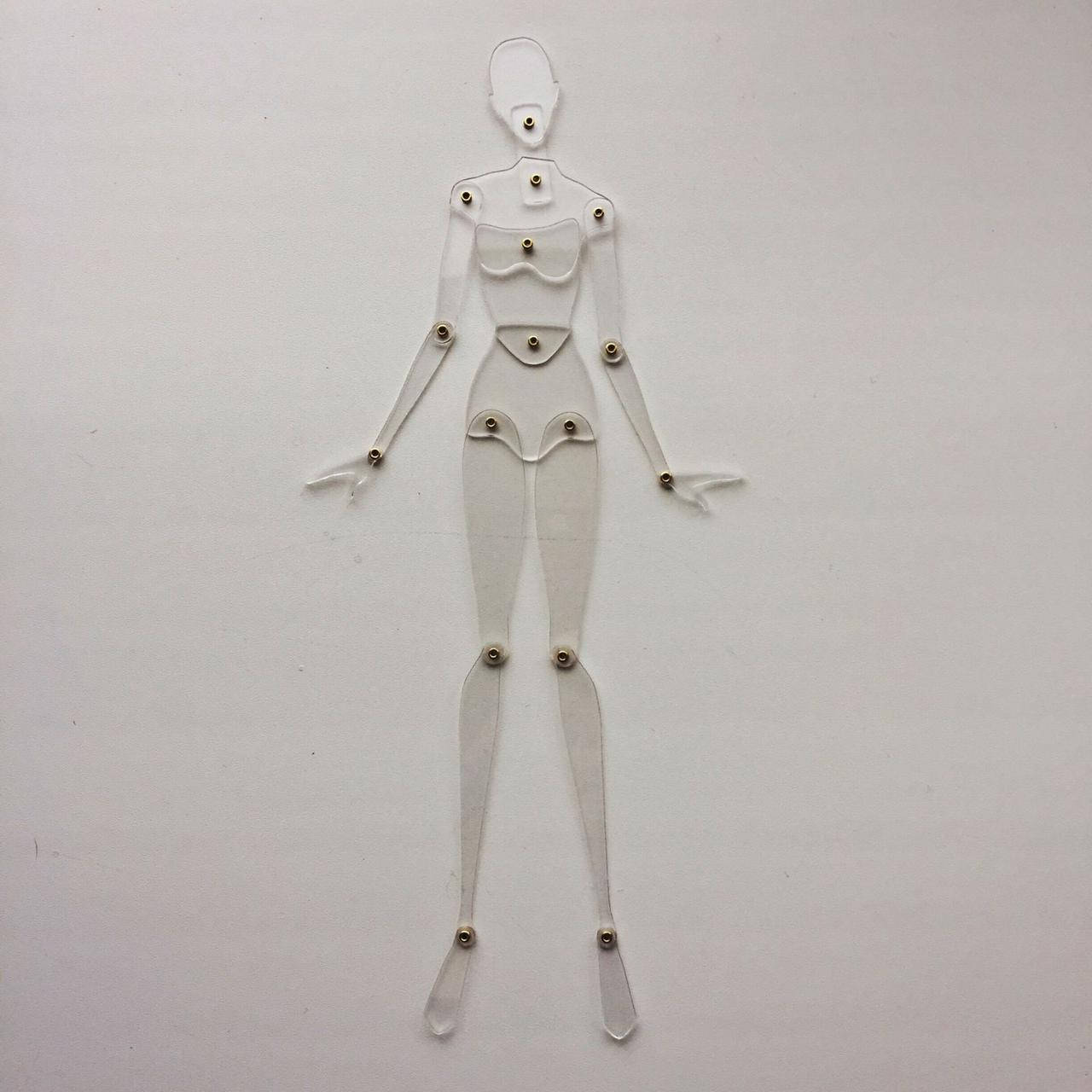 

Шаблон женская фигура Lekala Fashion Doll (5987)