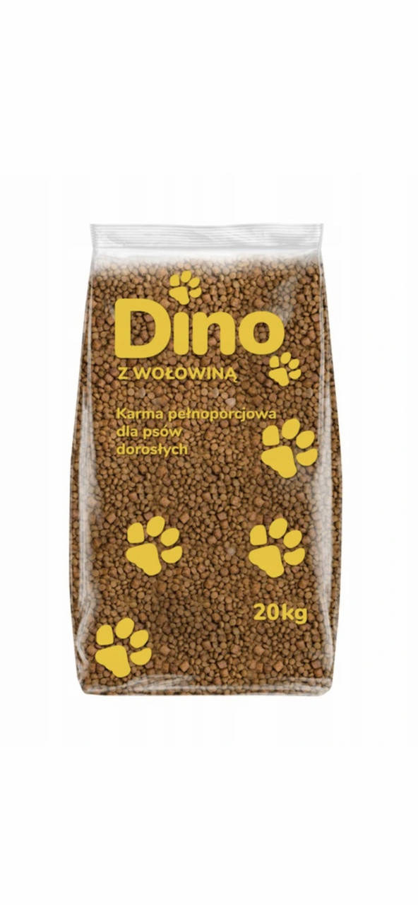 

DINO СУХОЙ КОРМ С ГОВЯЖИНЫ 8% ДЛЯ СОБАК 20КГ