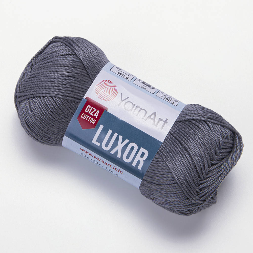 

YarnArt Luxor (Ярн Арт Луксор) № 1216 темно-серый (Пряжа хлопок, нитки для вязания)