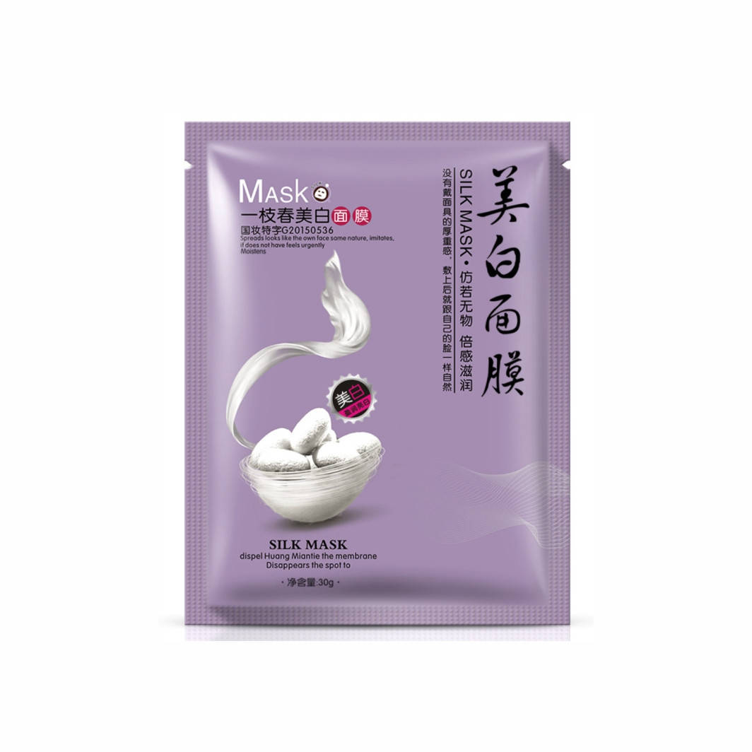 

Отбеливающая тканевая маска с шелковым протеином OneSpring Purple Silk Mask