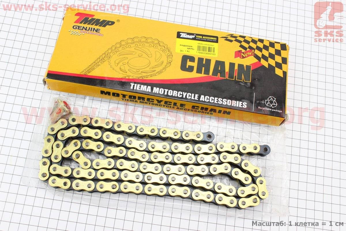 

Цепь привода колеса 428НVO*112L GOLD (с сальниками) на мотоцикл Минск