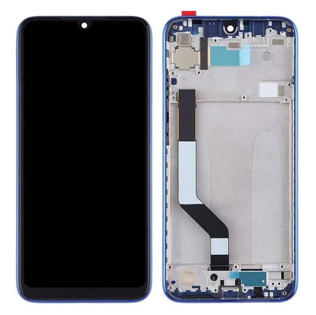 

Модуль (сенсор + дисплей) Xiaomi Redmi Note 7 blue + frame (Original China), Синий