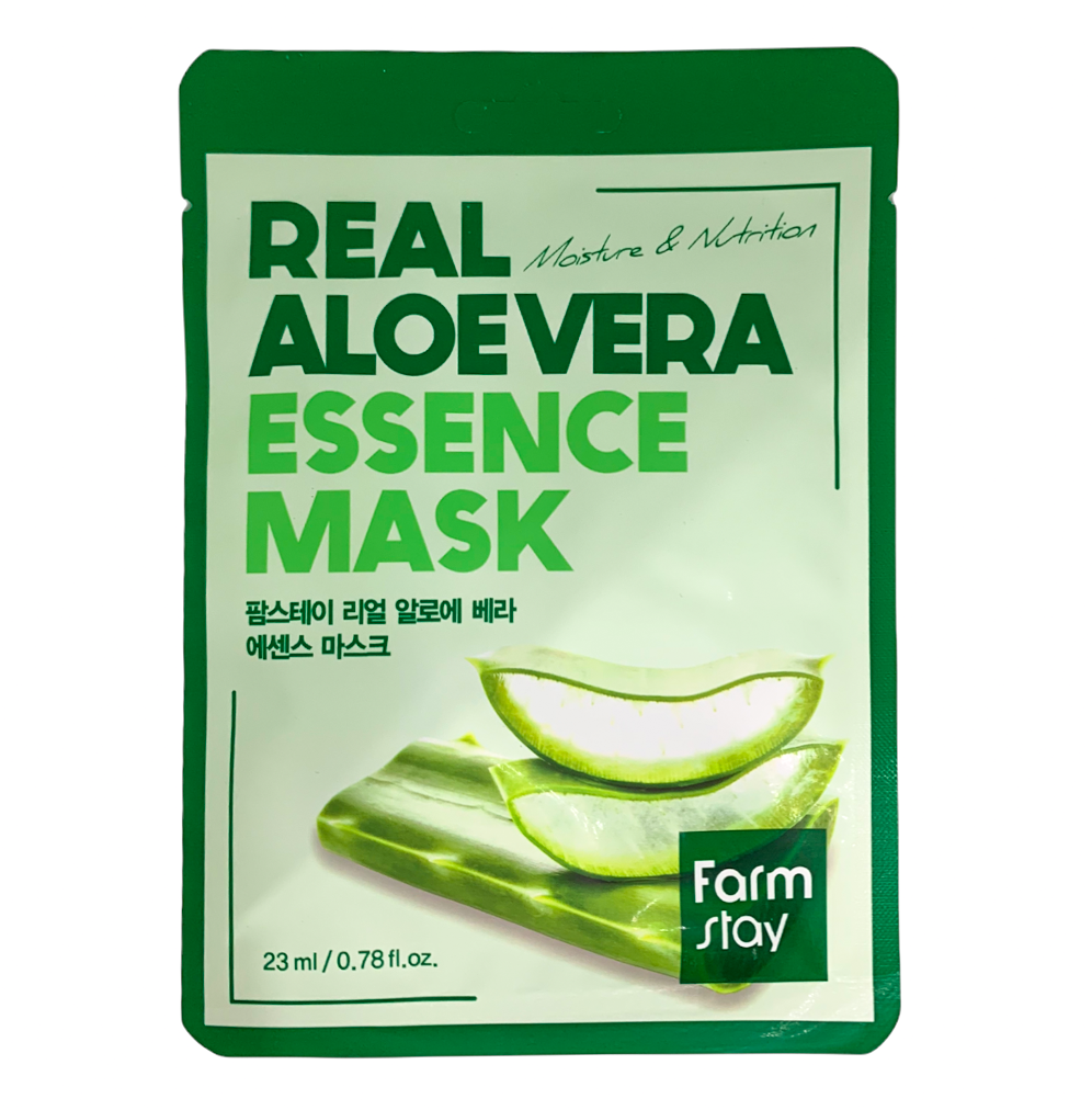 

Тканевая маска с экстрактом алоэ FarmStay Real Aloe Vera essence mask