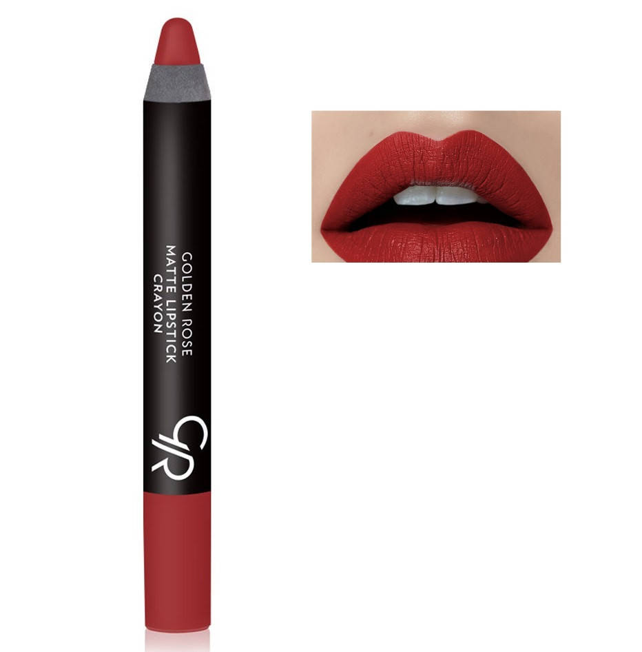 

Матовая помада-карандаш Matte Lipstick Crayon Golden Rose №9