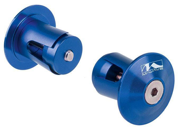 

Заглушки в руль M-Wave Alu синий (C-KR-0129)