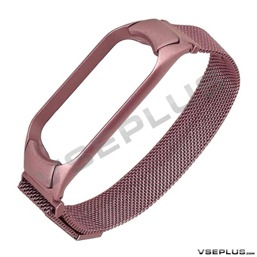 

Ремешок Xiaomi Mi Band 3 / Mi Band 4, Milanese loop, сиреневый