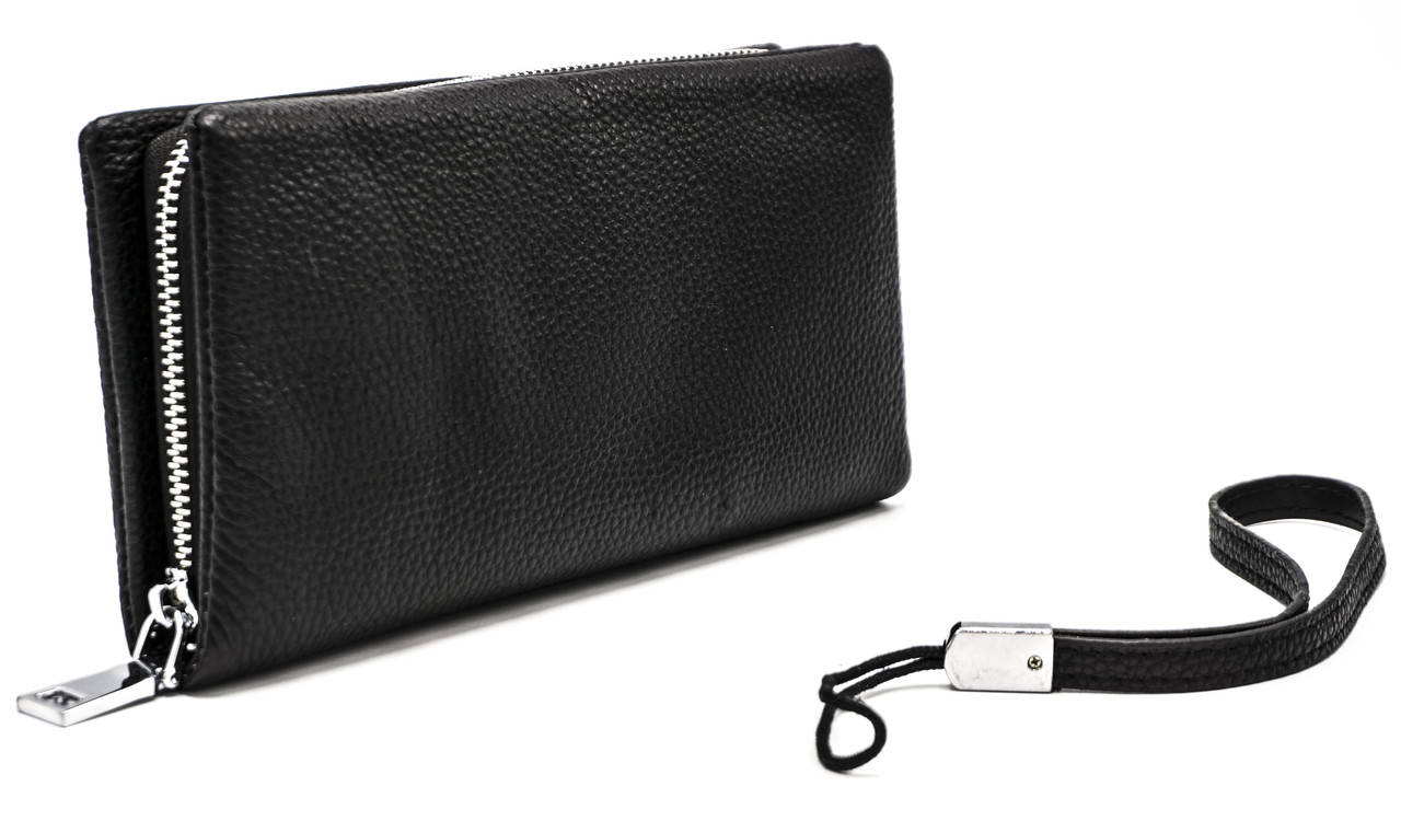 

Мужской кожаный портмоне клатч NiceBags V23045 Черный портмоне из натуральной кожи