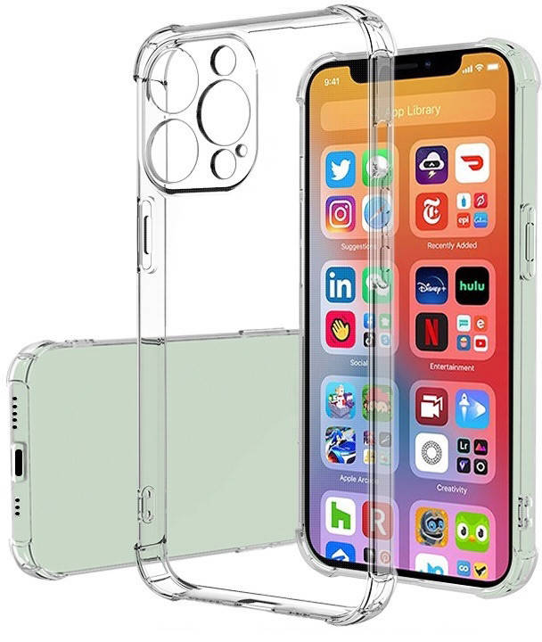 

Прозрачный чехол MultiCam iPhone 13 Pro Max (усиленный углами)