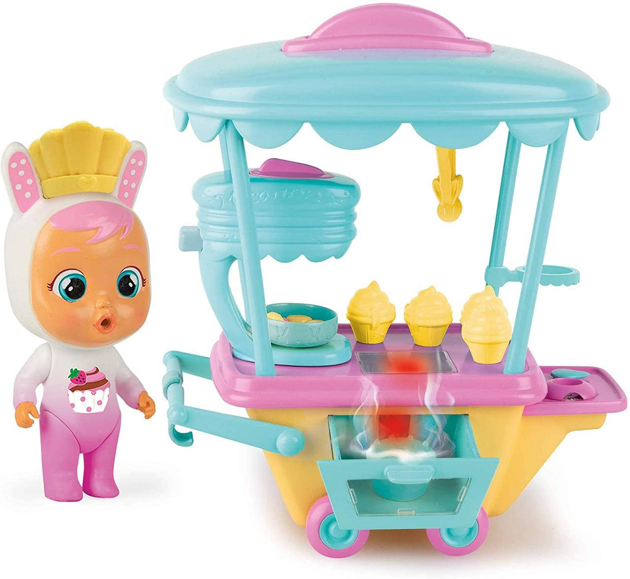 

Cry Babies Игровой набор Край беби пупс Кони с тележкой для выпечки Cry Babies MagicTears Fancy's Vehicle