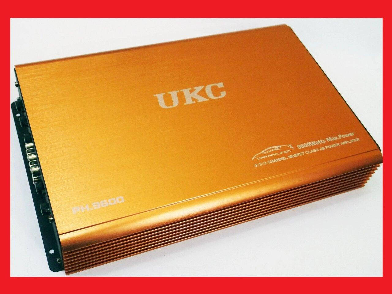 

Автомобильный усилитель звука UKC PH.9600 9600W 4-х канальный