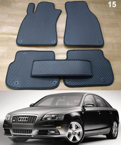 

Коврики ЕВА в салон Audi A6 (C6) '05-10, Черный