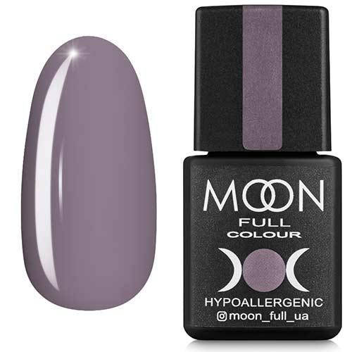 

Гель-лак MOON FULL color Gel polish №153 (серо-сиреневый, эмаль), 8 мл