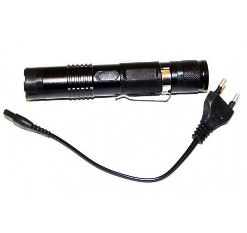 

Мини аккумуляторный карманный фонарь Fox M11, Черный