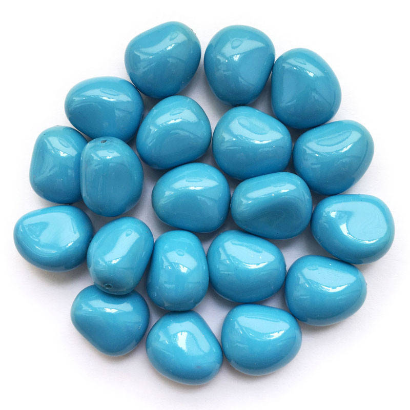 

Жемчуг неправильной формы Preciosa (Чехия) 11х9.5 мм Aqua Blue