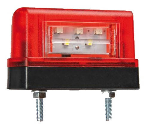 

Фонарь подсветки номера Fristom FT-016/1/A LED красный с проводом
