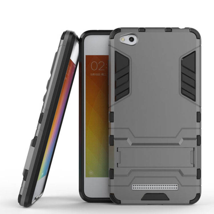 

Чехол Iron для Xiaomi Redmi 4a бронированный бампер Броня Gray