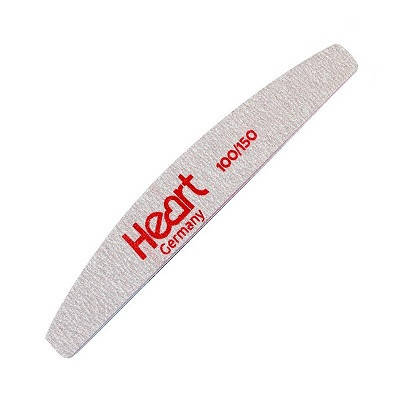 

ПИЛКА ДЛЯ НОГТЕЙ HEART 100/150 HALF