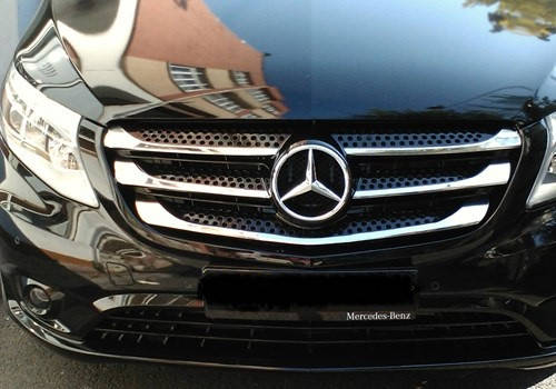 

Накладки на решетку (5 шт, нерж) Вито 447 (Mercedes Vito / V W447 2014+ гг.)