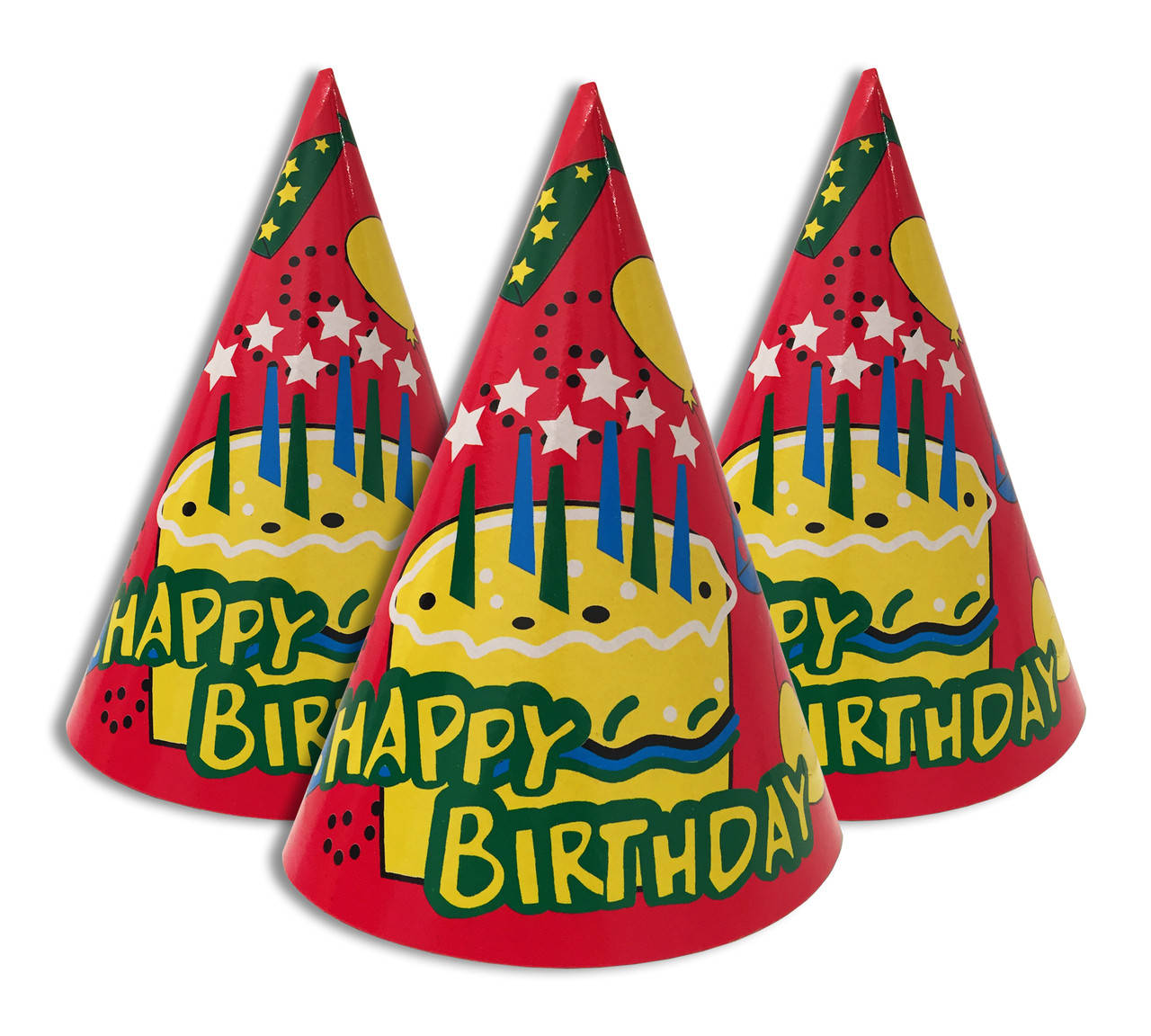 

Колпачки, колпаки праздничные, маленькие " Тортик ", 20 шт/уп