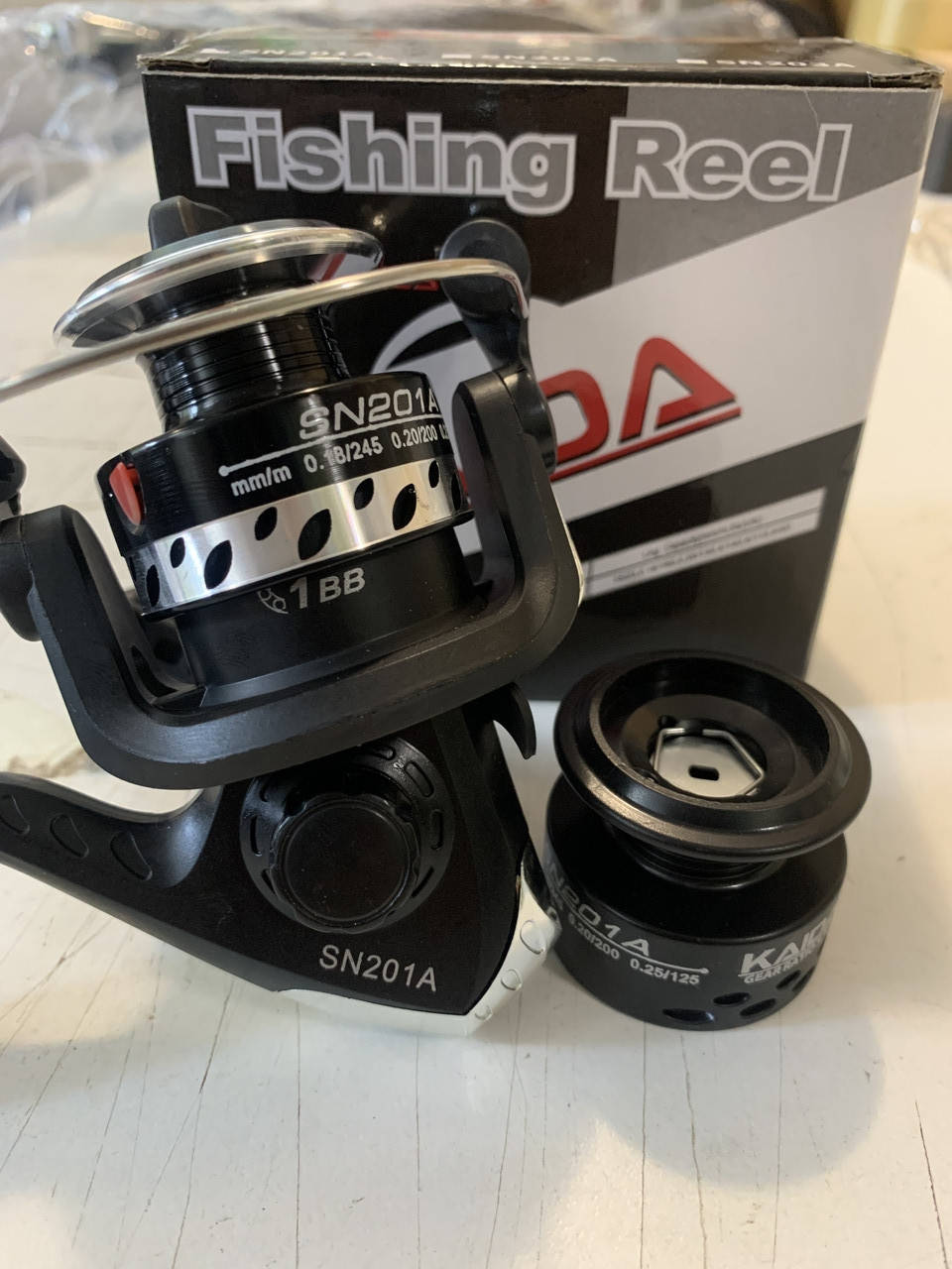 

Катушка рыболовная Kaida SN 2000 (металл) 1 bb