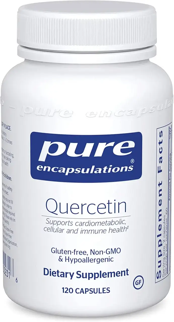 

Кверцетин, Quercetin, Pure Encapsulations, 120 капсул (PE-00231)