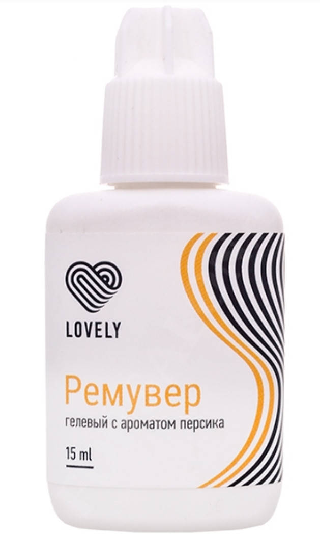 

Ремувер гелевый для снятия ресниц Lovely с ароматом персика