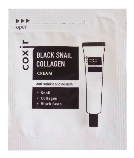 

Крем антивозрастной с коллагеном Coxir Black Snail Collagen Cream Anti-Wrinkle And Nourish 2 мл (16746Qu)