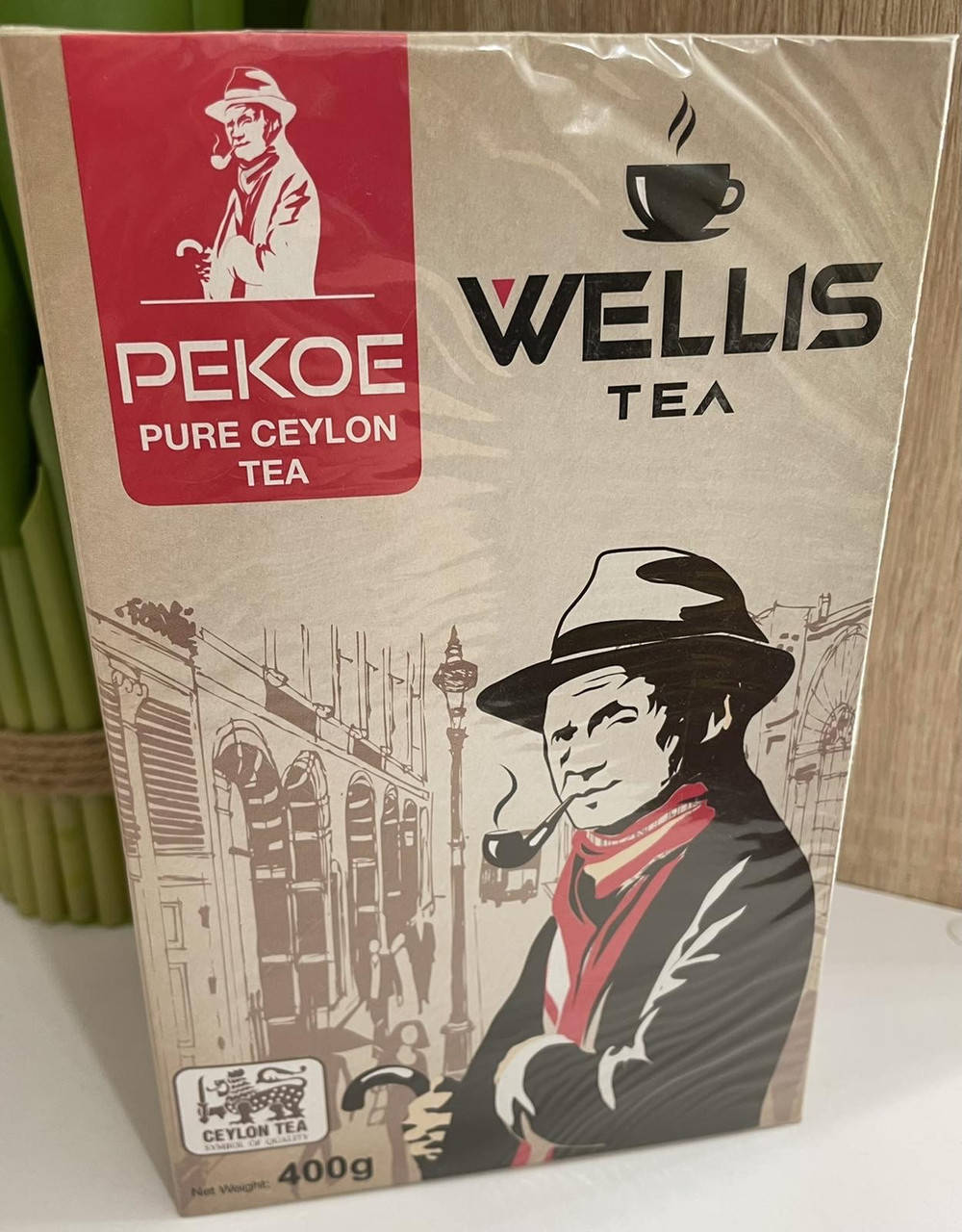 

Чай Wellis pekoe чёрный среднелистовой, 400 грамм, цейлонский, Веллис пекое